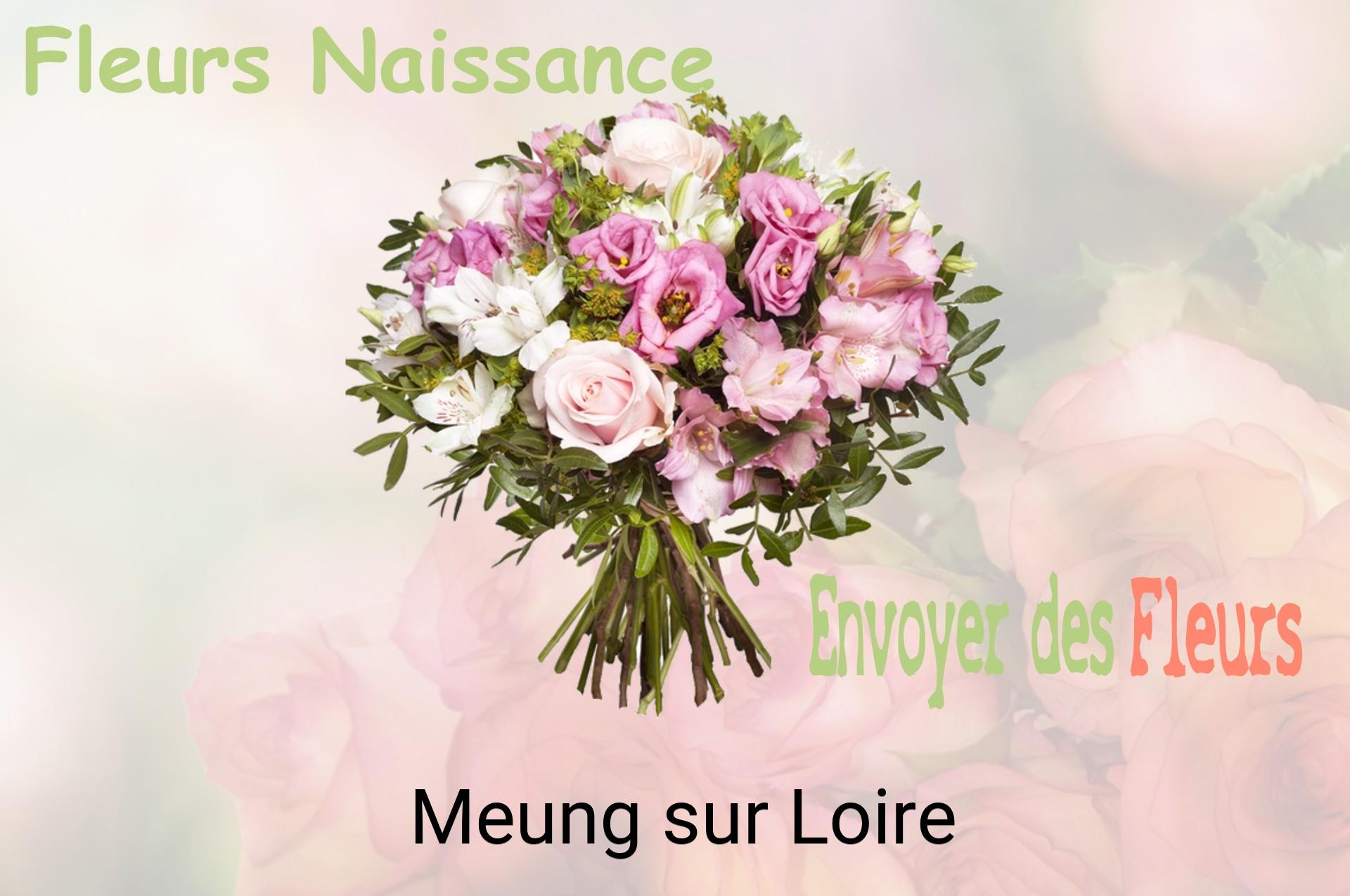 Bouquet de fleurs de naissance livré à Meung-sur-Loire